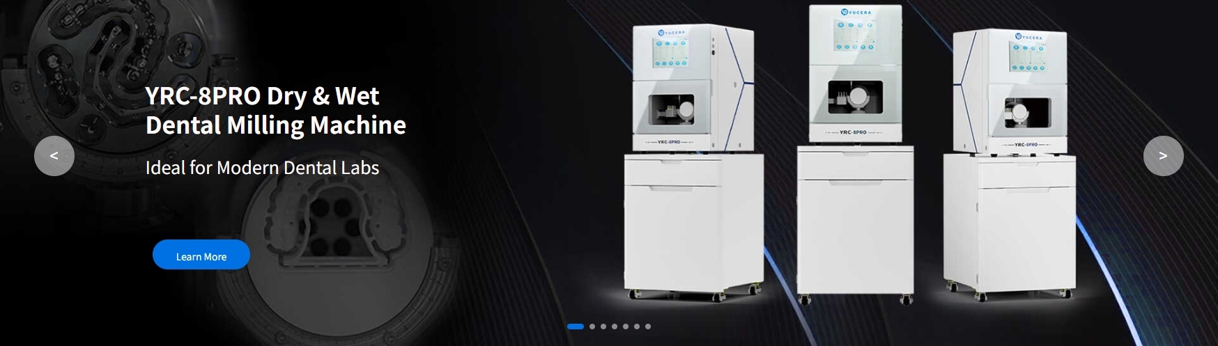 Mesin Penggilingan Gigi Kering & Basah YRC-8PRO