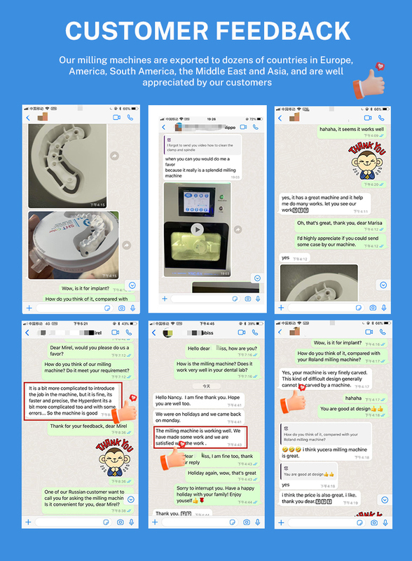 Mesin Penggilingan CNC Dental Bench Top Yucera CAD CAM 5 Axis Zirkonia Metal Milling Lab Tools China OEM