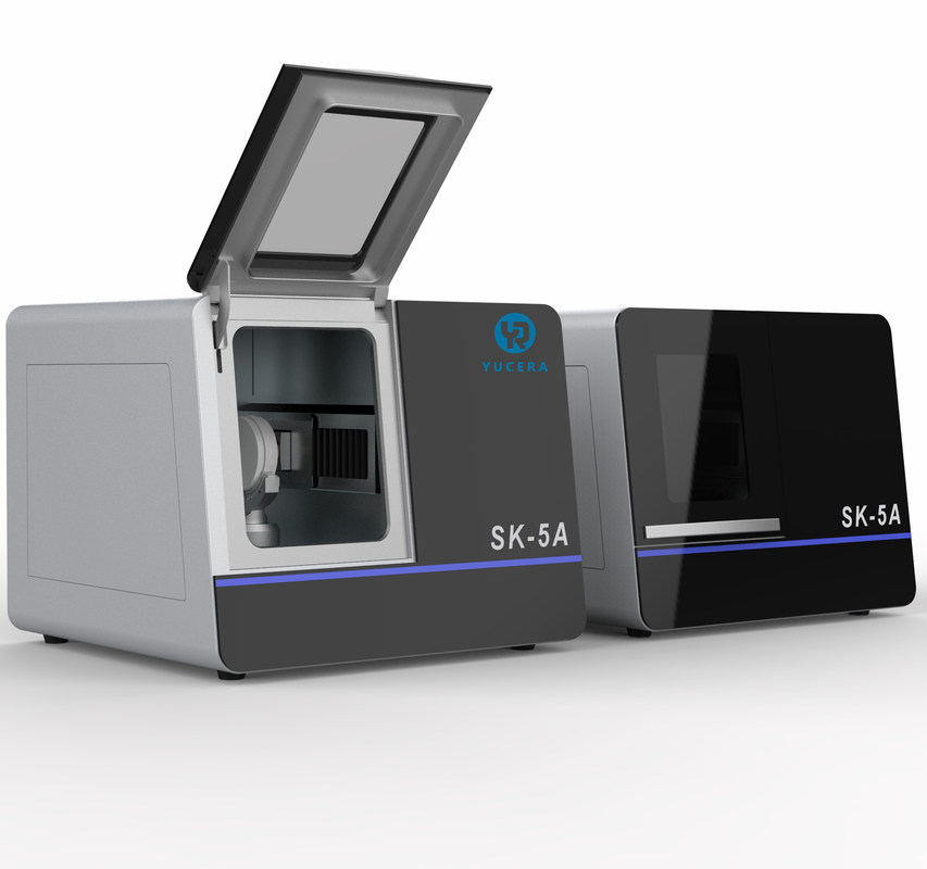 Kualitas Stabilitas CAM CAD Mesin Penggilingan Gigi Yucera Sk-5A 5 Axis Dental Milling Machine