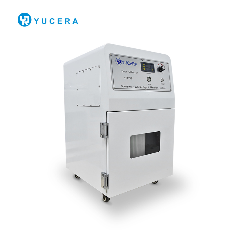 Pembersih Vakum YUCERA YRC-V5 Pembersih Vakum Gigi Portabel untuk Mesin Milling CNC Gigi untuk Laboratorium Gigi