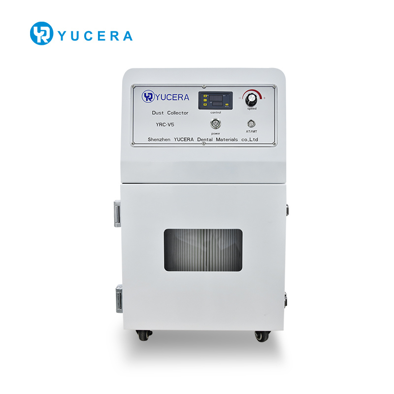 Pembersih Vakum YUCERA YRC-V5 Pembersih Vakum Gigi Portabel untuk Mesin Milling CNC Gigi untuk Laboratorium Gigi