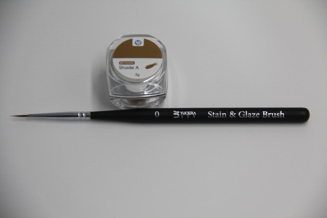 Yucera Dental Lab Essentials Kit Pewarnaan & Glazing Zirkonia Keramik 18-Warna untuk Gigi yang Disesuaikan