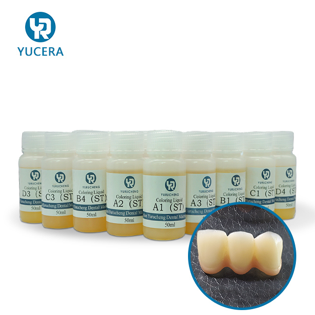 Solusi Senyum Unik Yucera Kit Pewarnaan Zirkonia Keramik 18 Warna Kilau Alami untuk Kreasi Laboratorium Gigi