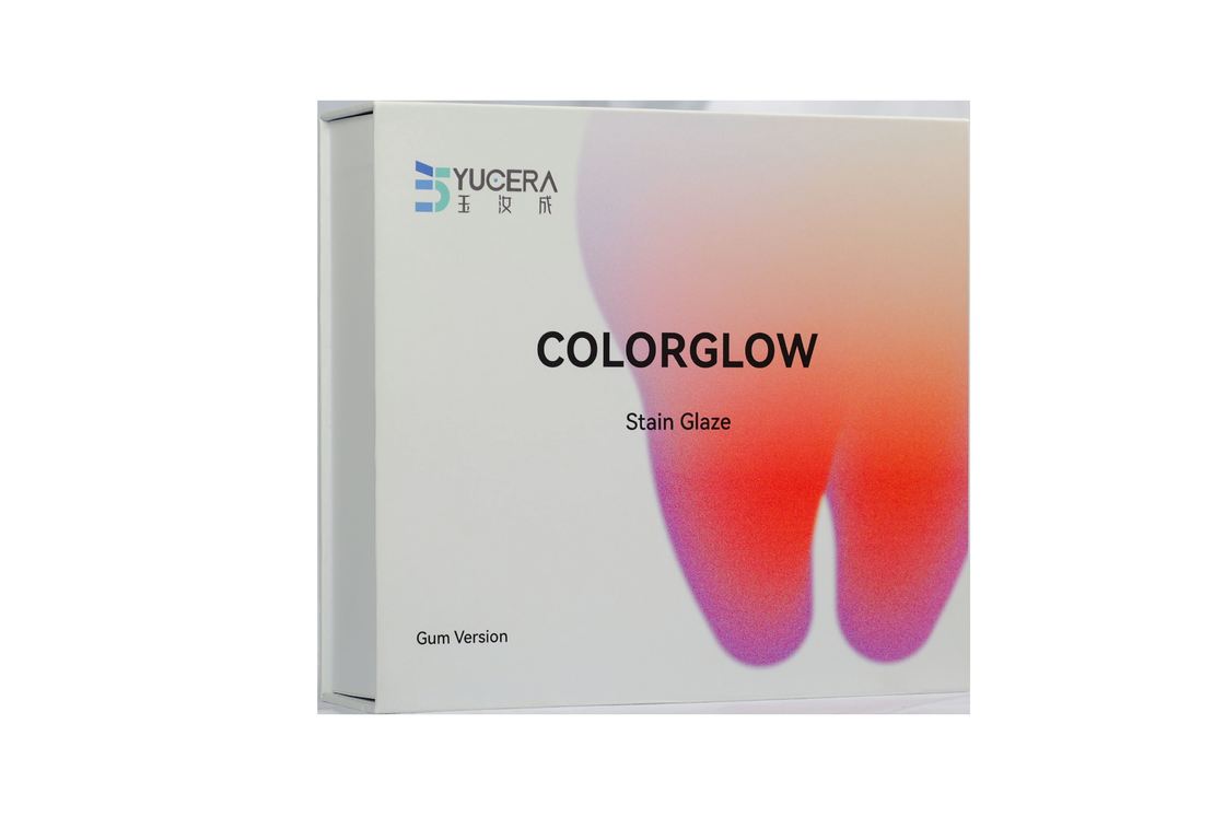 Yucera 18-Warna Keramik Zirkonia Pewarnaan & Kit Glazing Natural Glow untuk Kreasi Lab Gigi