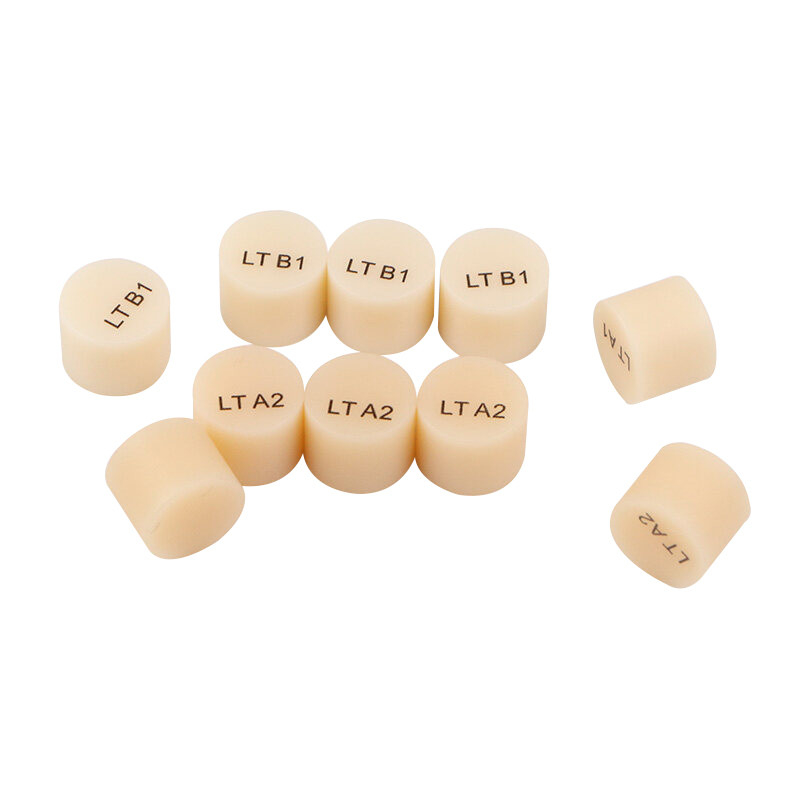 10mm Ceramic Translucent Zirconia Blocks 10 PCS IPS Emax Ingots